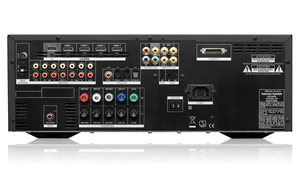 AVR 1650 - Black - Audio/Video Receiver With Dolby TrueHD & DTS-HD Master Audio & HDMI 1.4 (95 watts x 5) 5.1 - Back